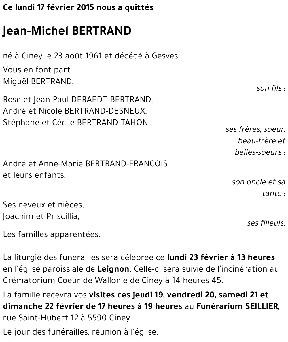 Jean-Michel BERTRAND