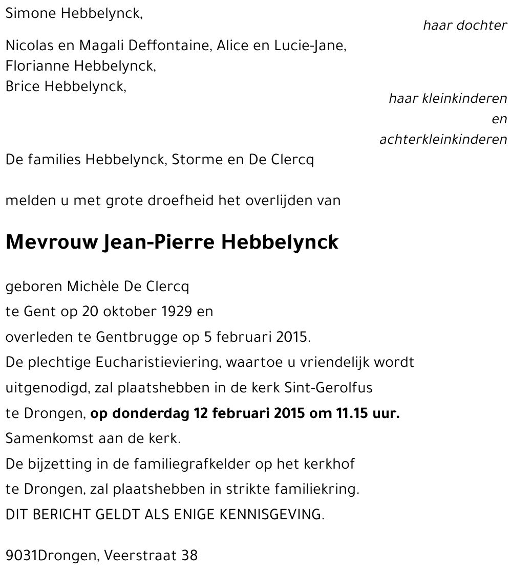 Jean-Pierre Hebbelynck