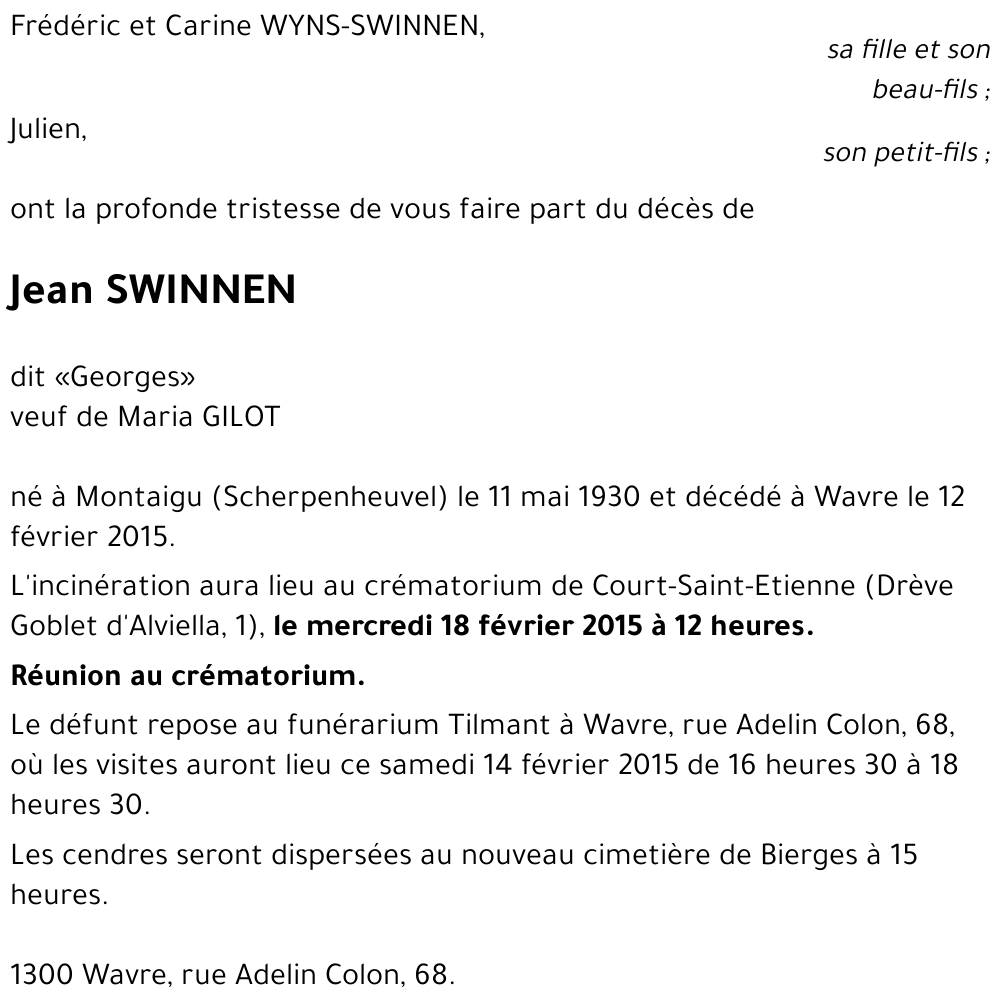 Jean SWINNEN