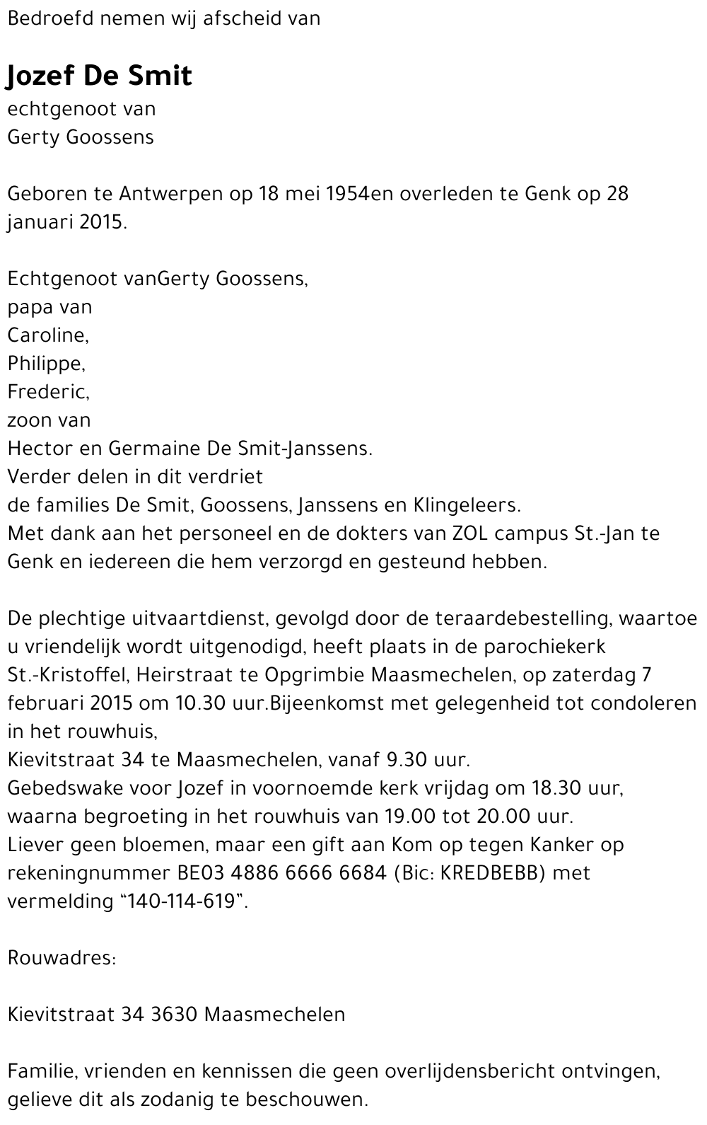 Jozef De Smit