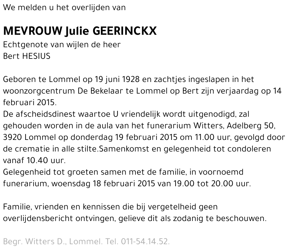 Julie Geerinckx