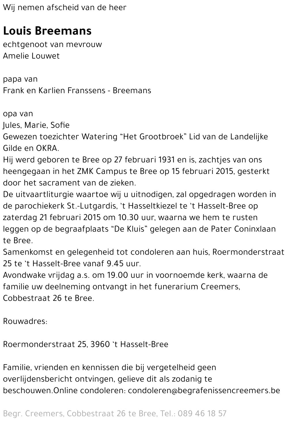 Louis Breemans