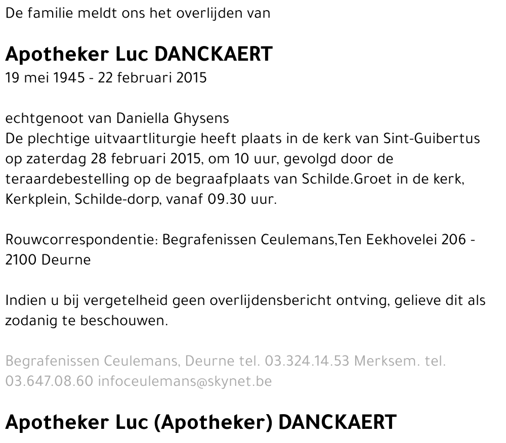 Luc Danckaert