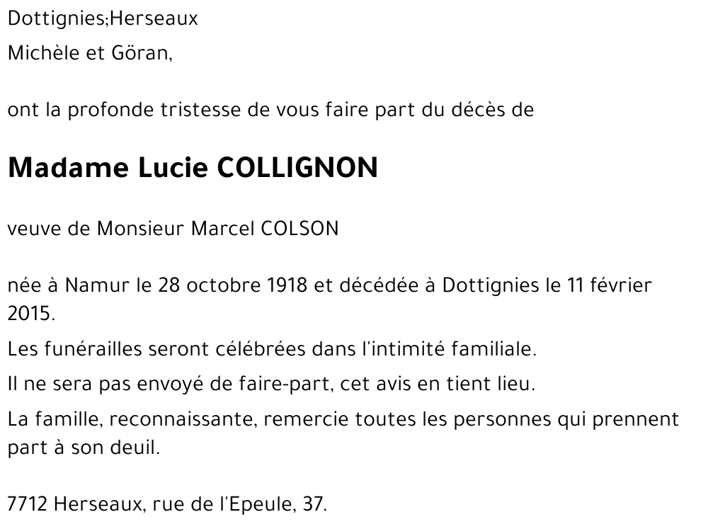 Lucie COLLIGNON