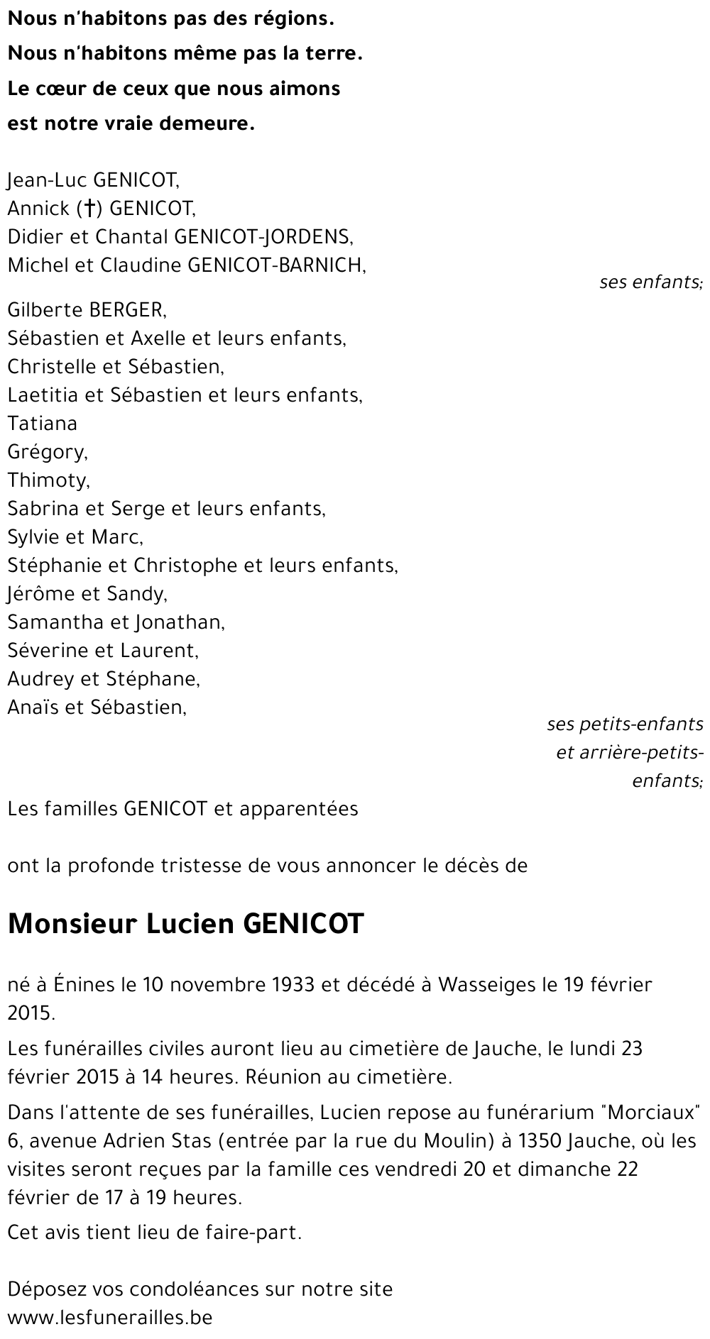 Lucien GENICOT