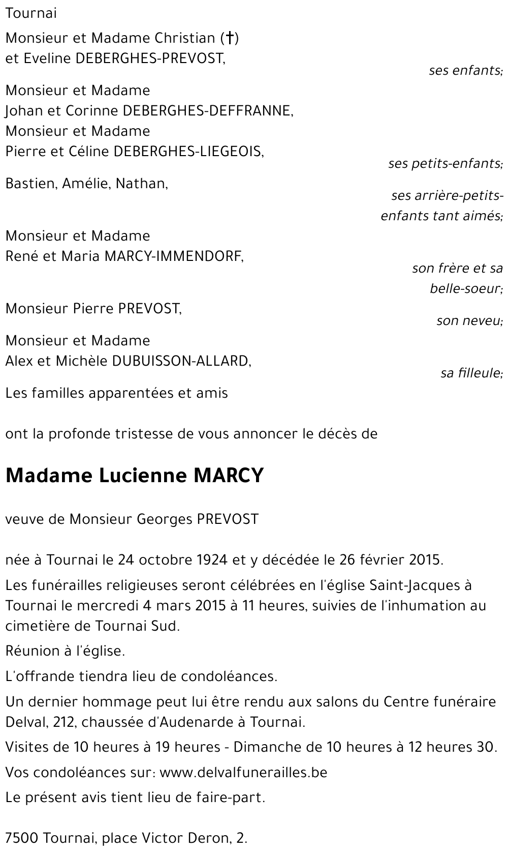 Lucienne MARCY