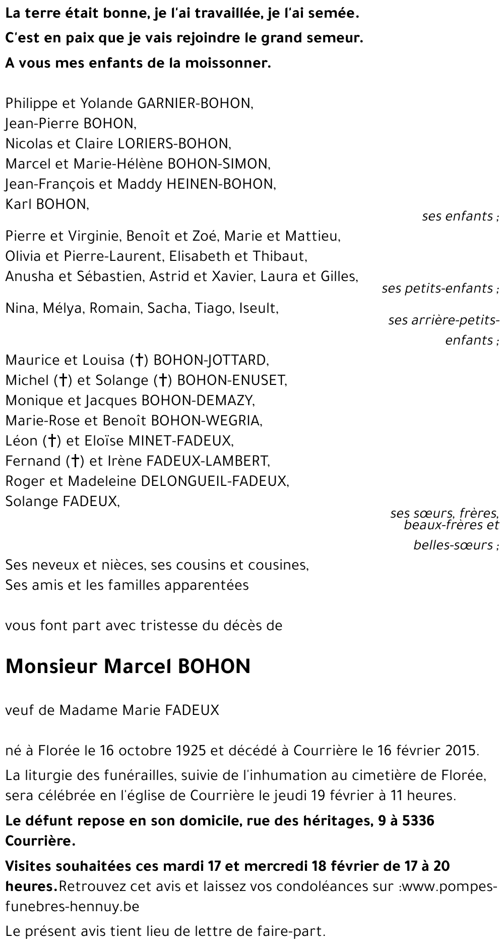 Marcel BOHON
