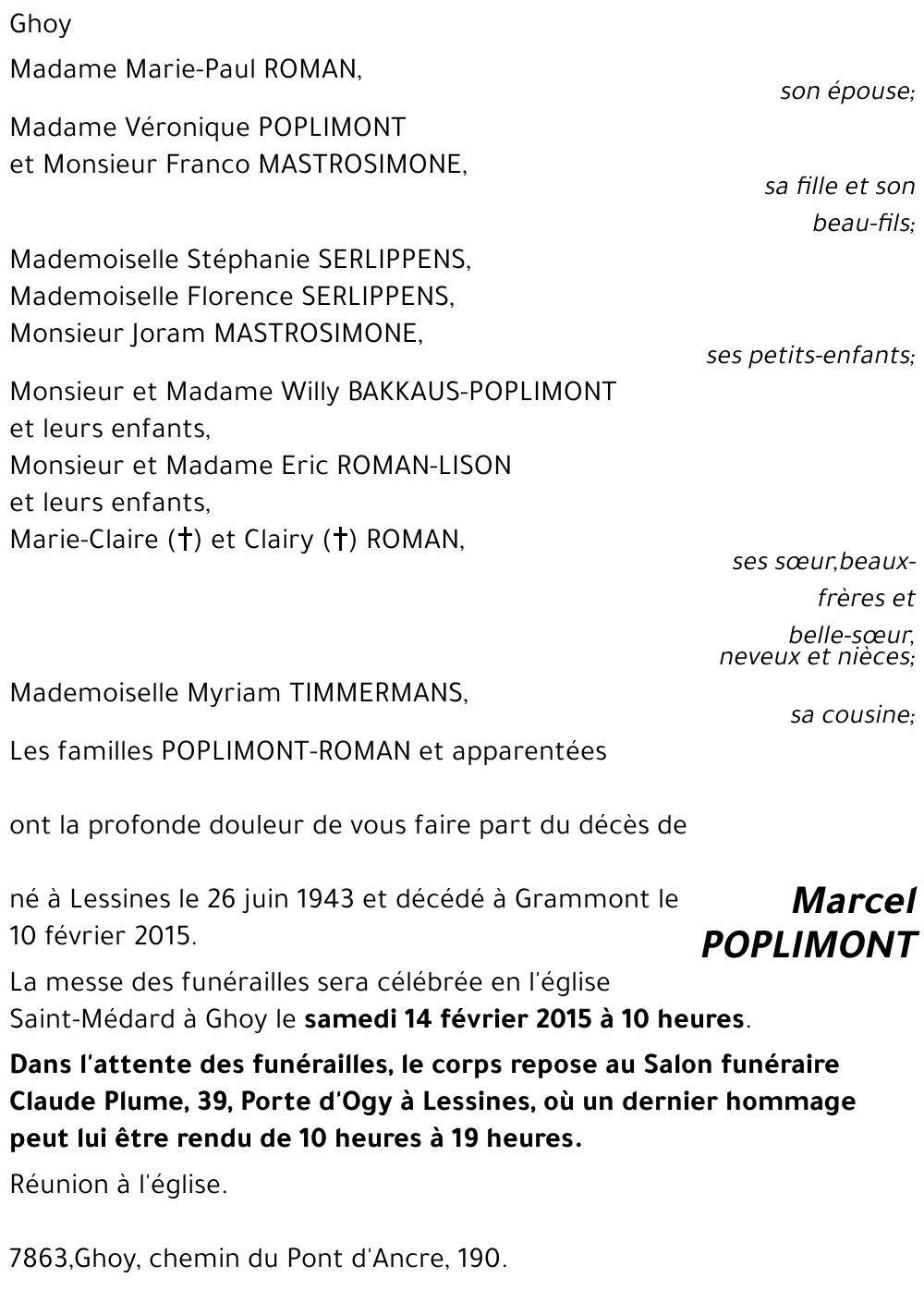 Marcel POPLIMONT