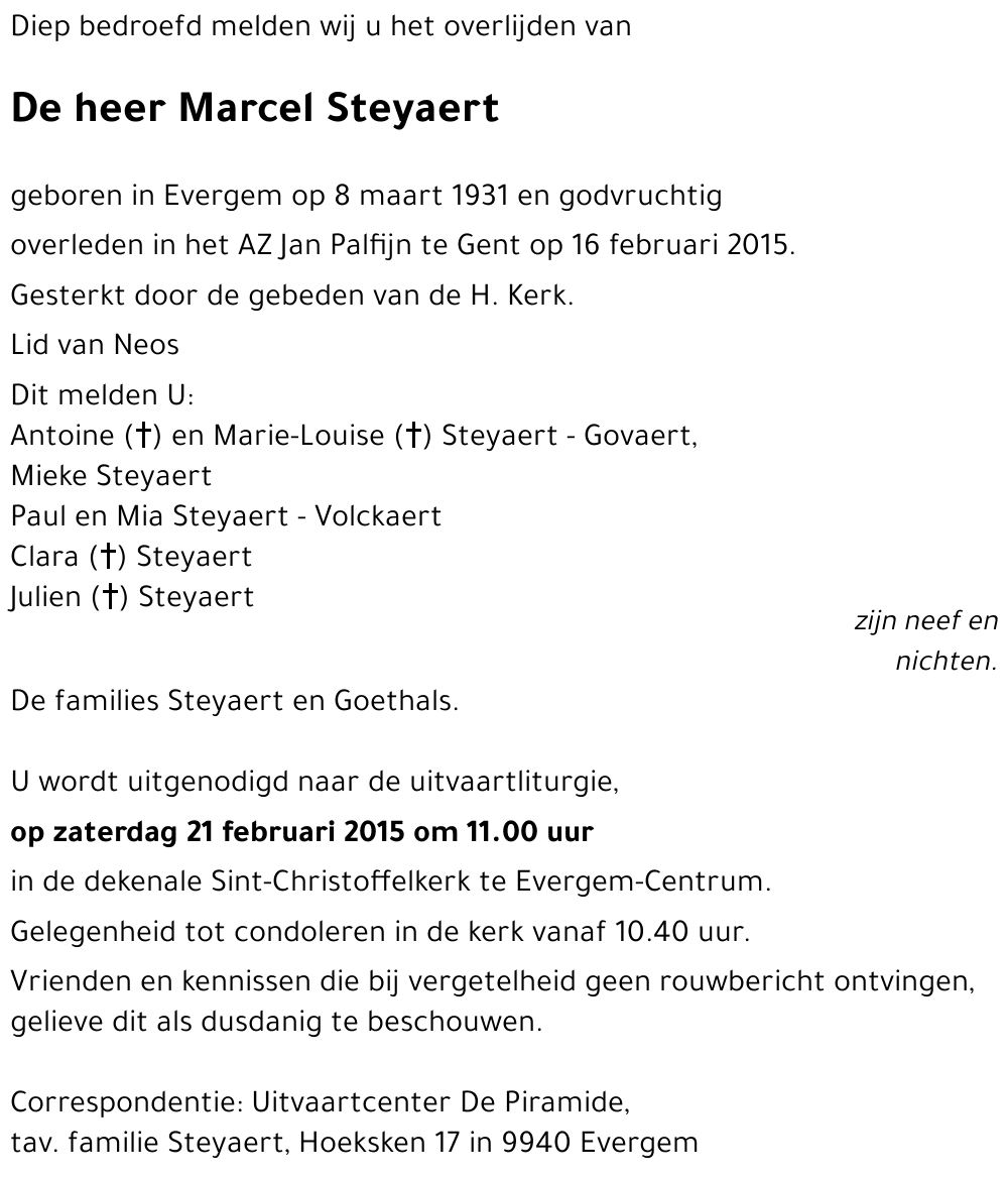 Marcel Steyaert