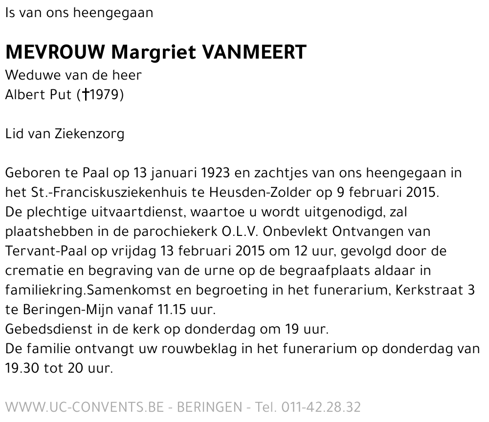 Margriet Vanmeert