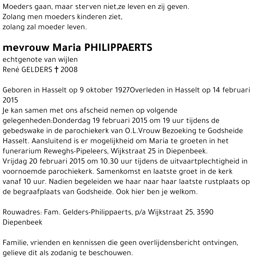 Maria Philippaerts