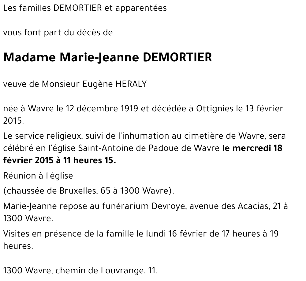 Marie-Jeanne Demortier