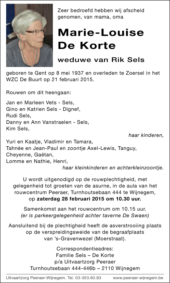 Marie-Louise De Korte