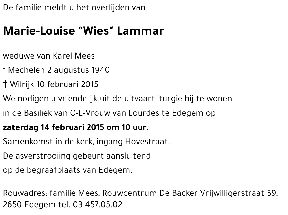 Marie-Louise Lammar