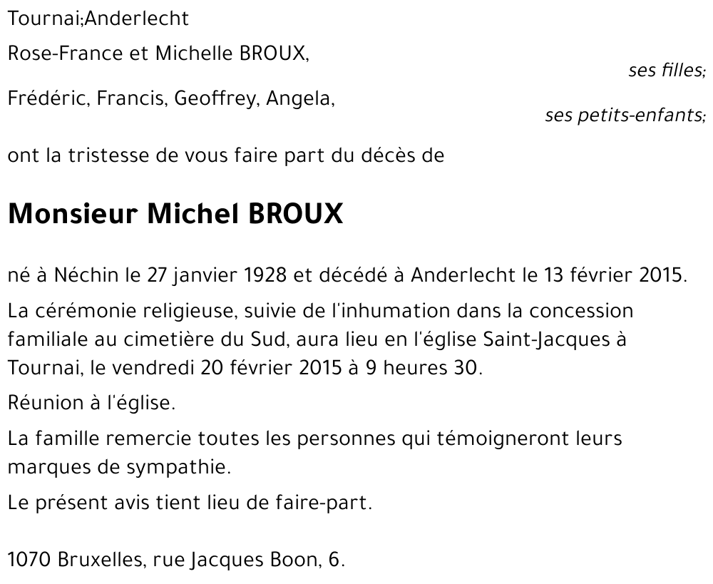 Michel BROUX