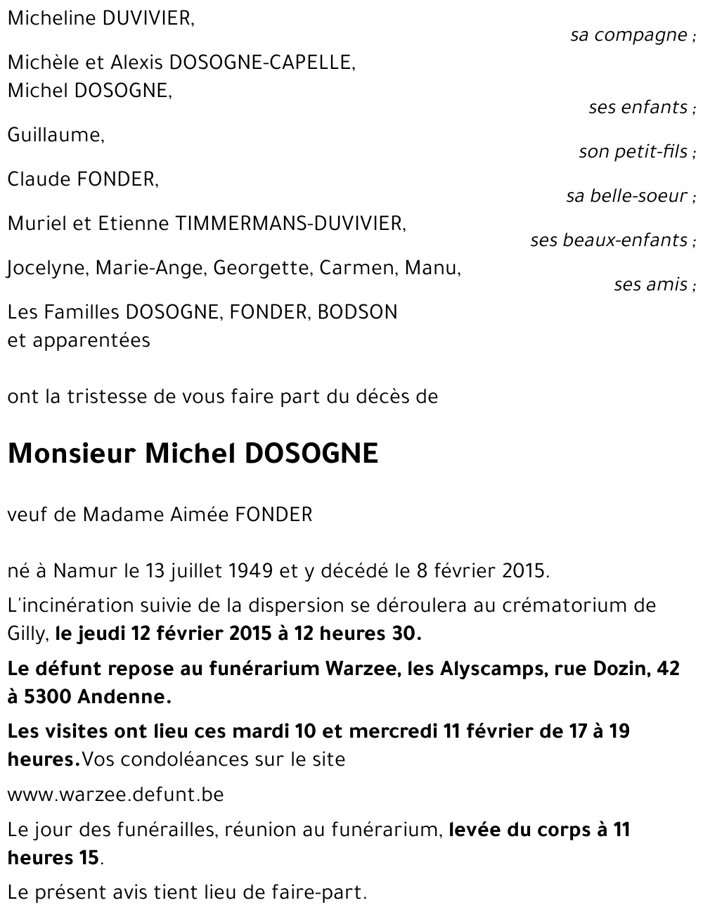 Michel DOSOGNE