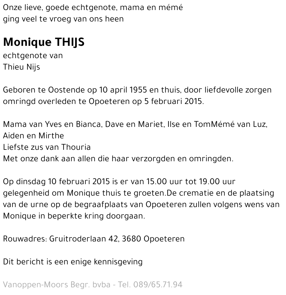 Monique Thijs
