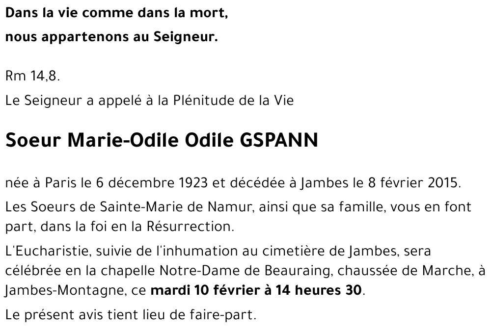 Odile GSPANN