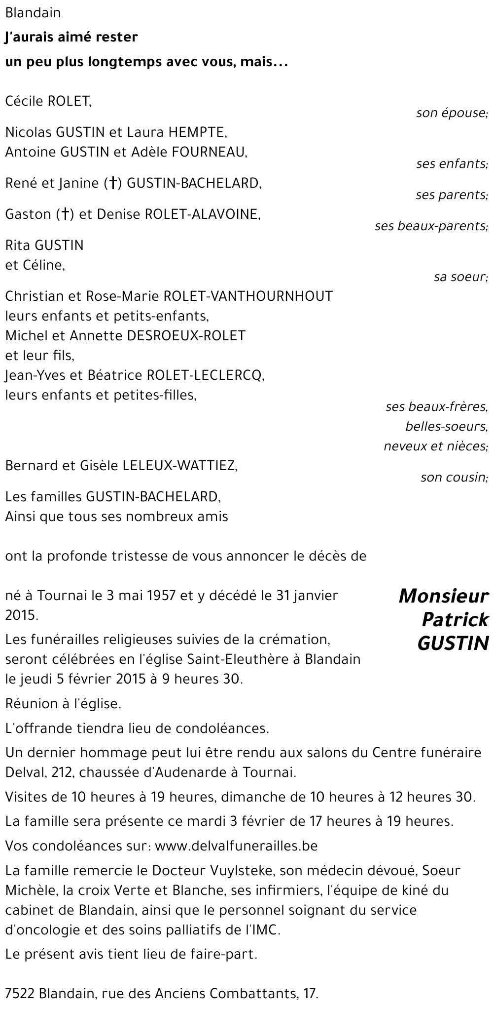 Patrick GUSTIN