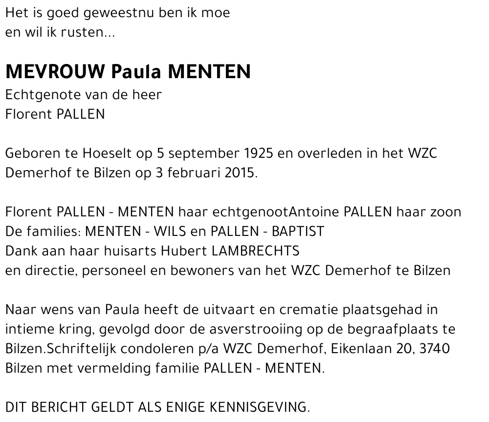 Paula MENTEN