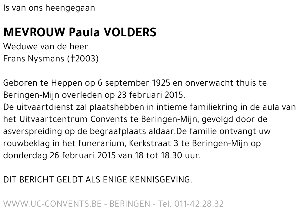 Paula Volders