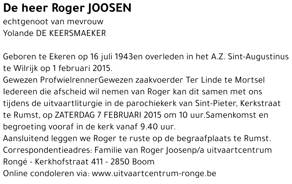 Roger Joosen