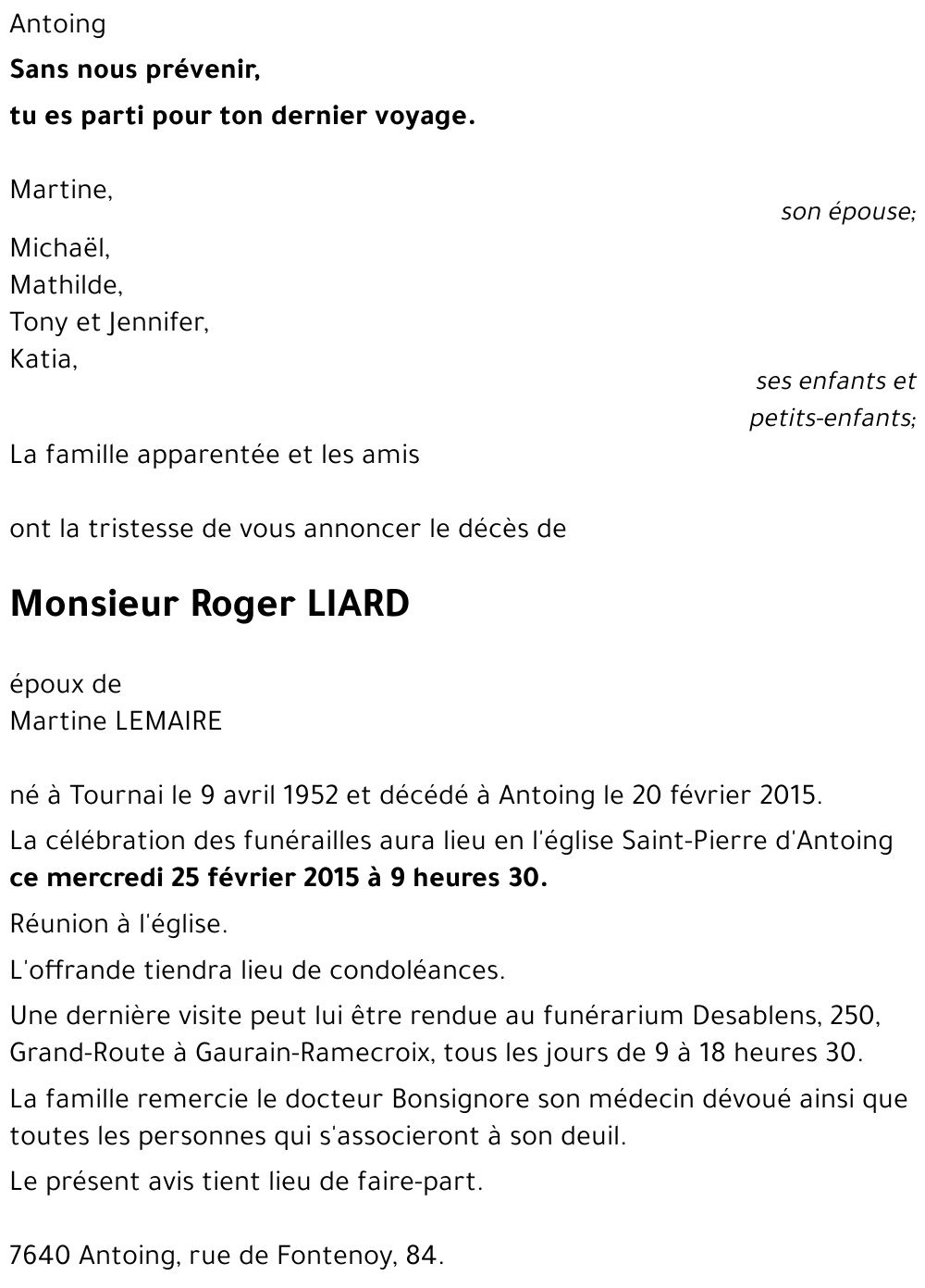 Roger LIARD
