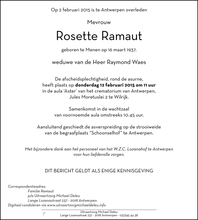 Rosette Ramaut