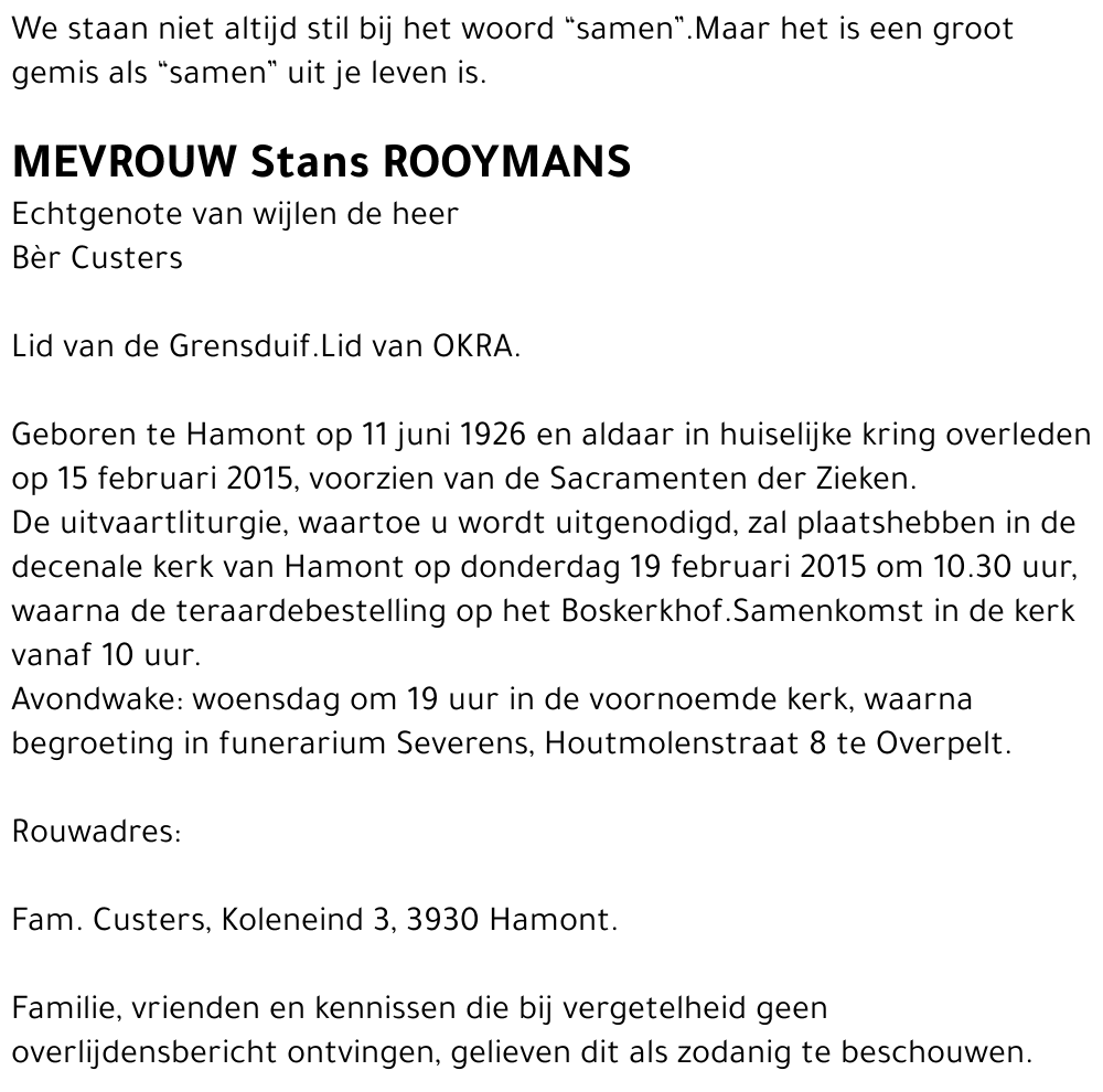 Stans Rooymans