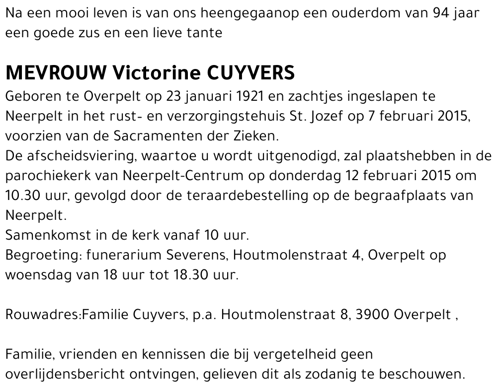 Victorine Cuyvers