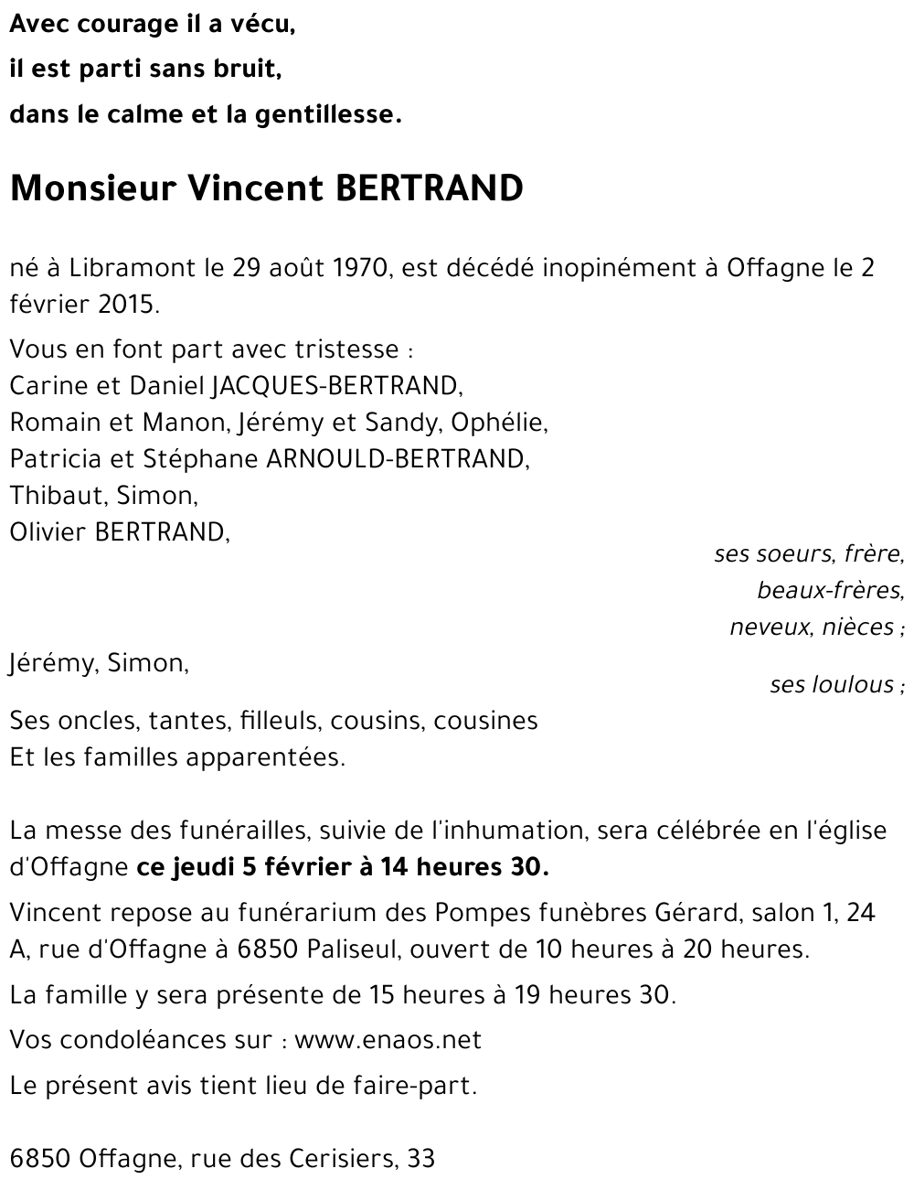 Vincent BERTRAND