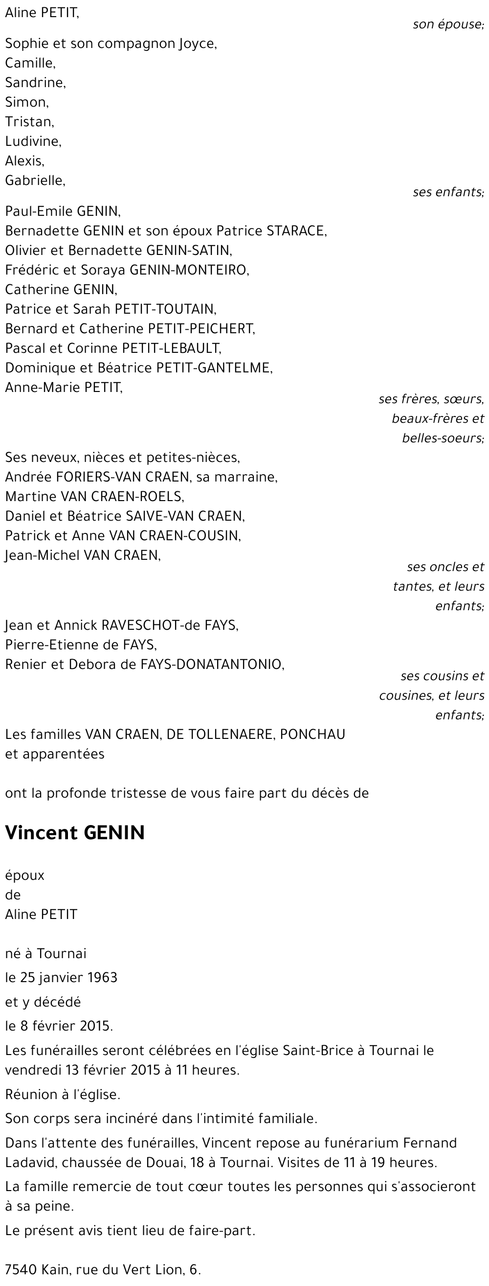 Vincent GENIN