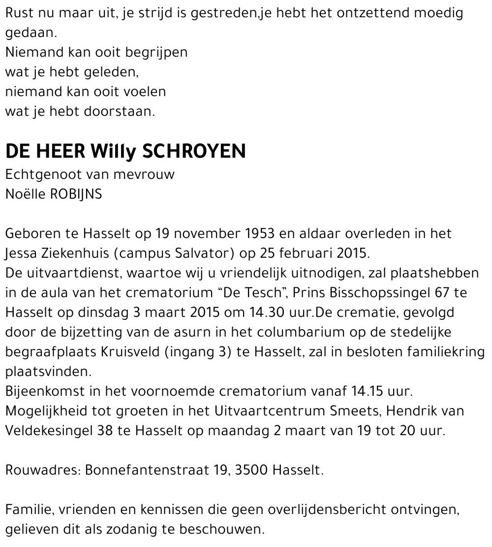 Willy Schroyen