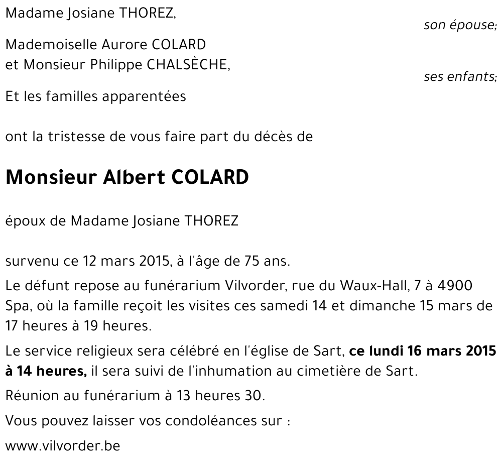Albert COLARD