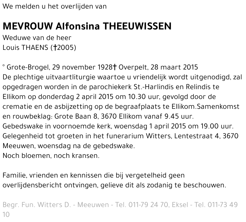 Alfonsina Theeuwissen