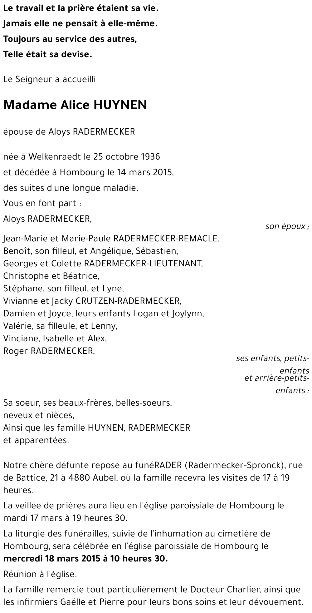 Alice HUYNEN
