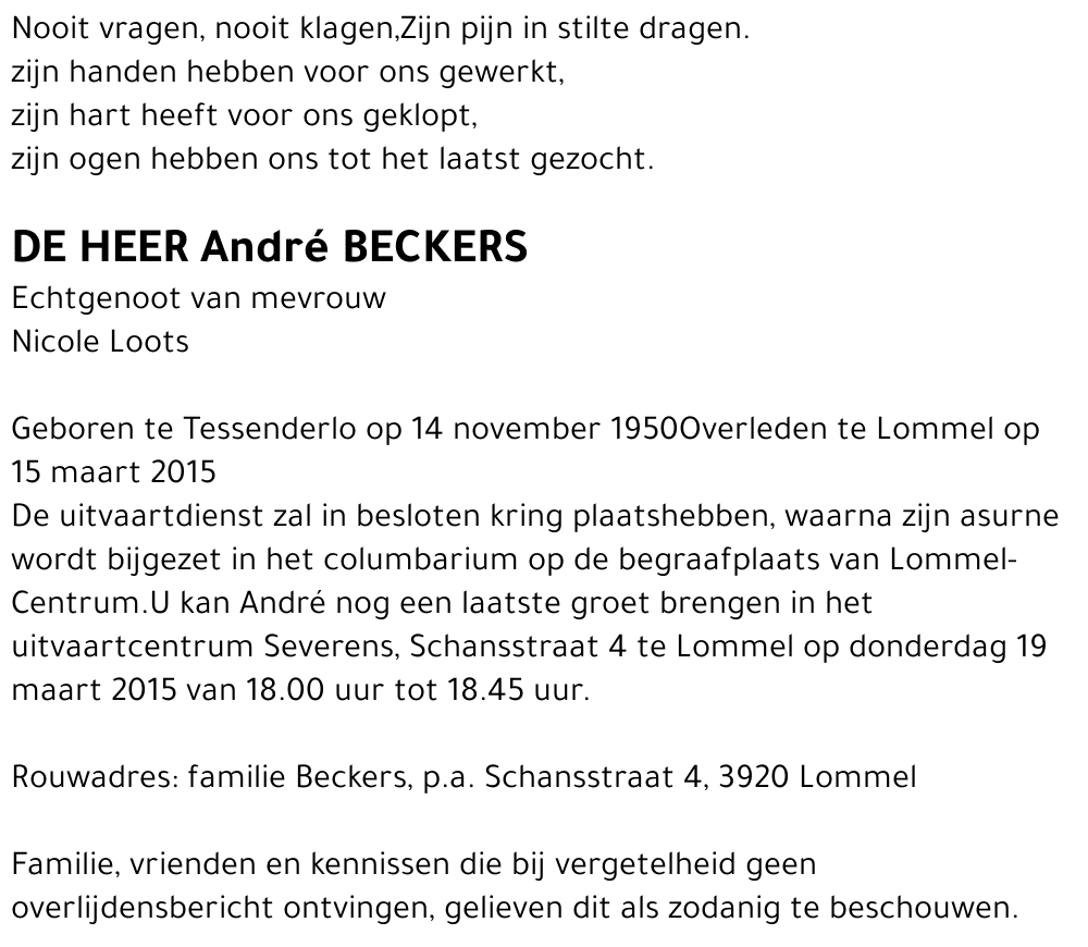 André Beckers
