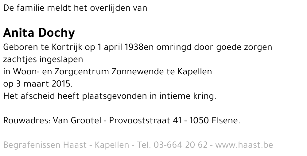 Anita Dochy