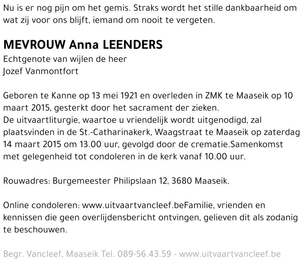 Anna Leenders