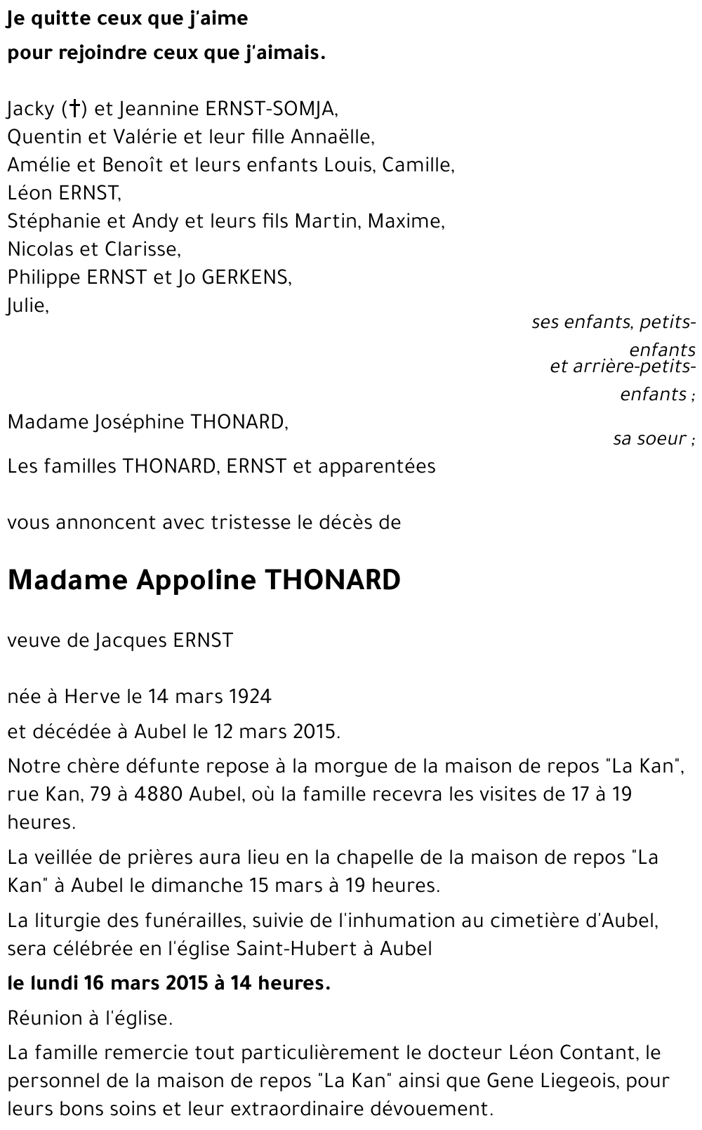 Appoline THONARD