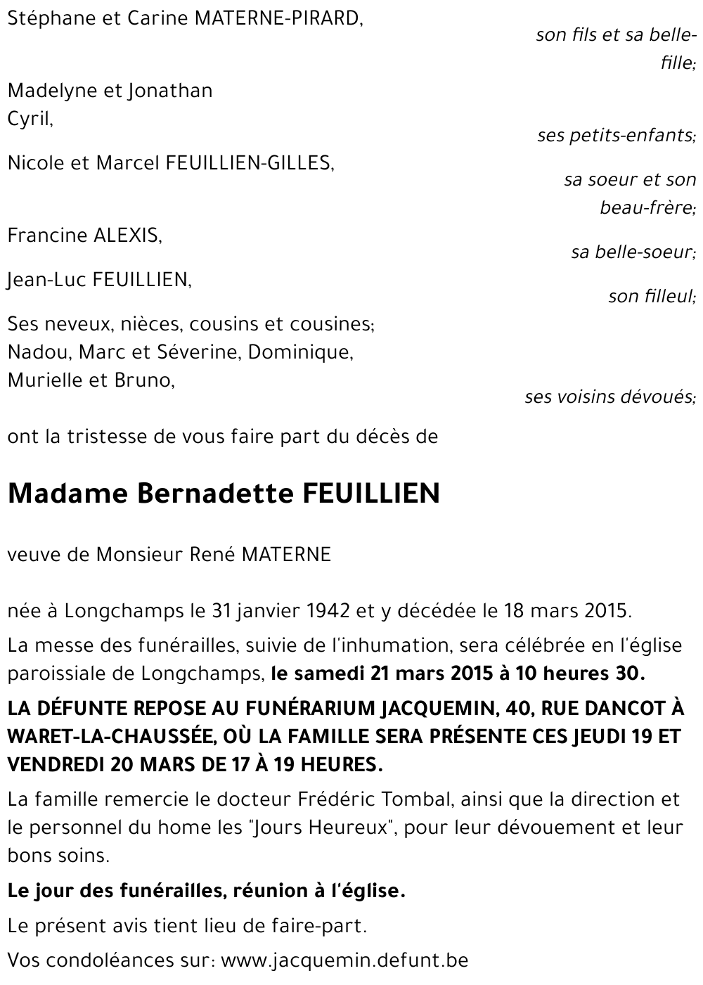 Bernadette FEUILLIEN