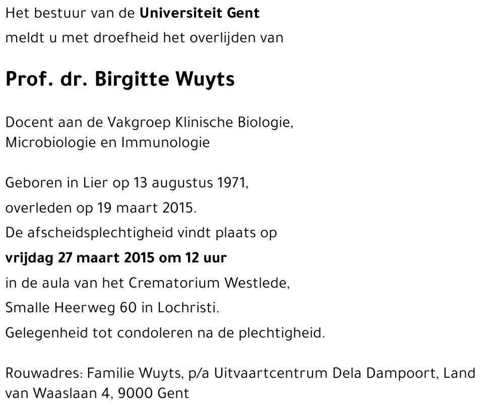 Brigitte Wuyts