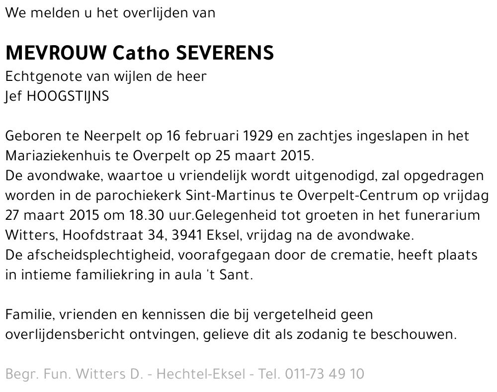 Catho Severens