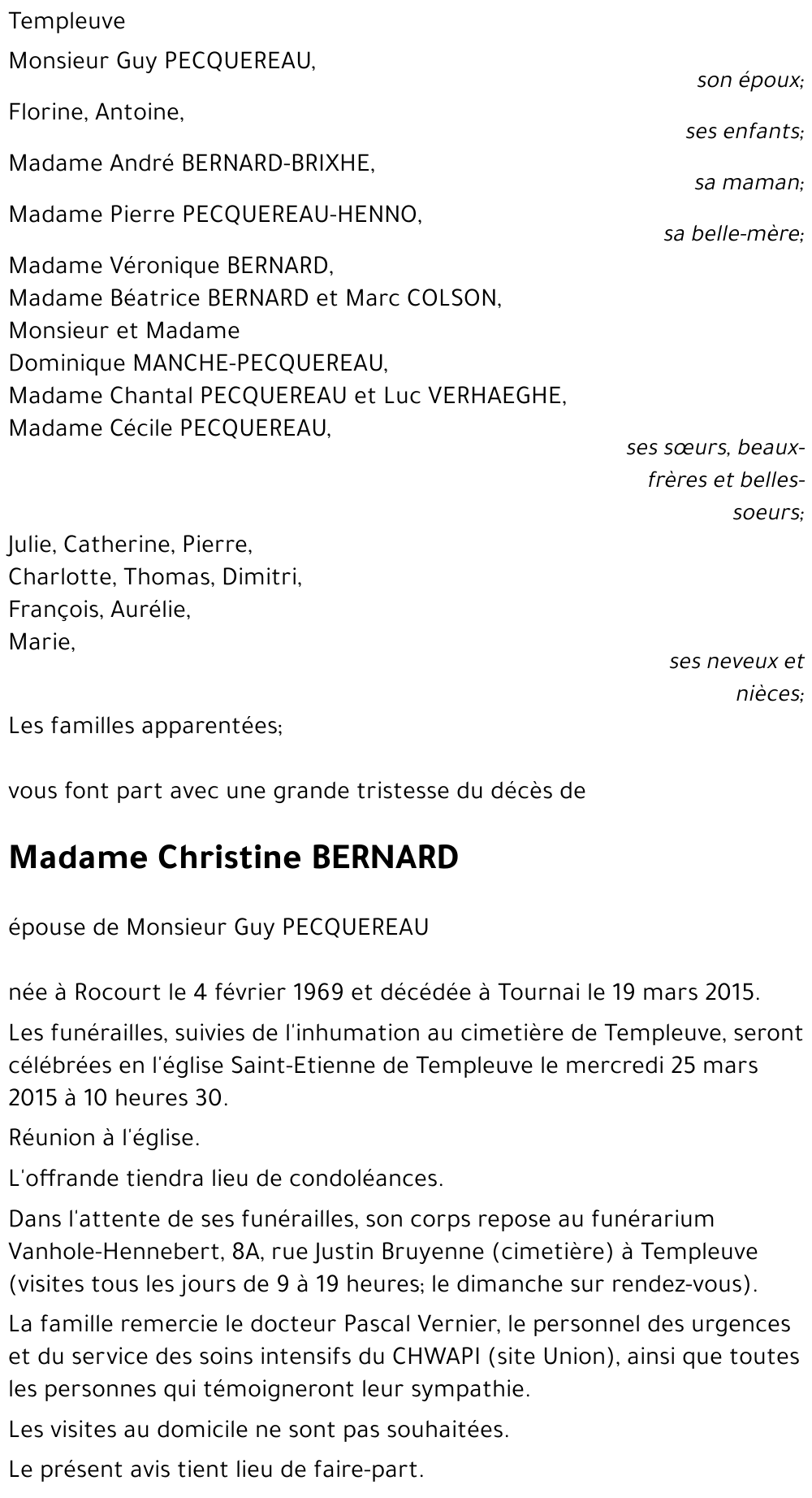 Christine BERNARD
