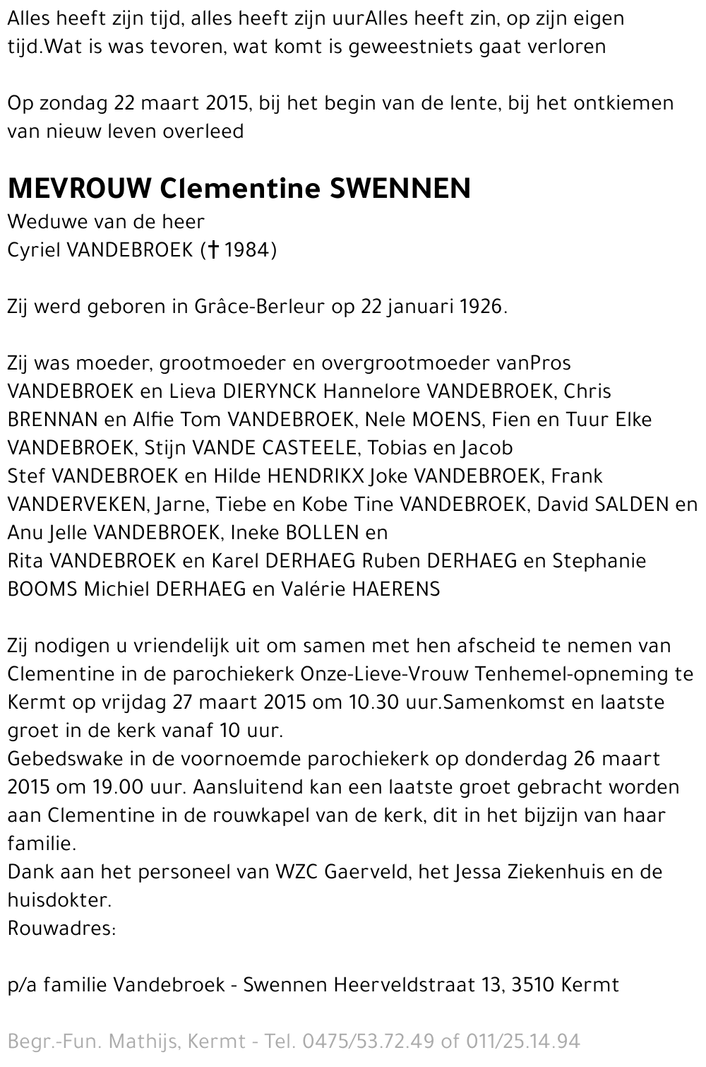 Clementine Swennen