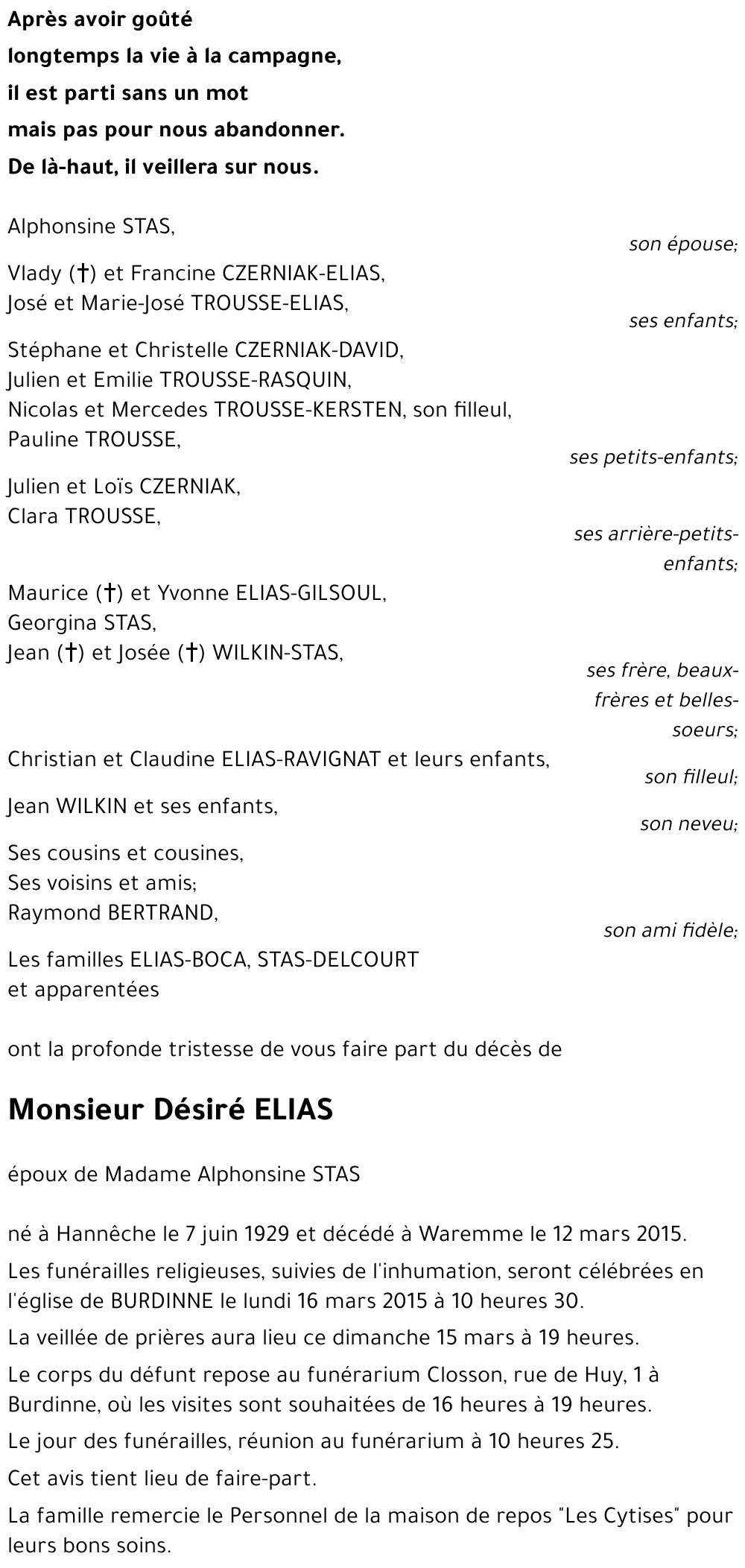 Désiré ELIAS