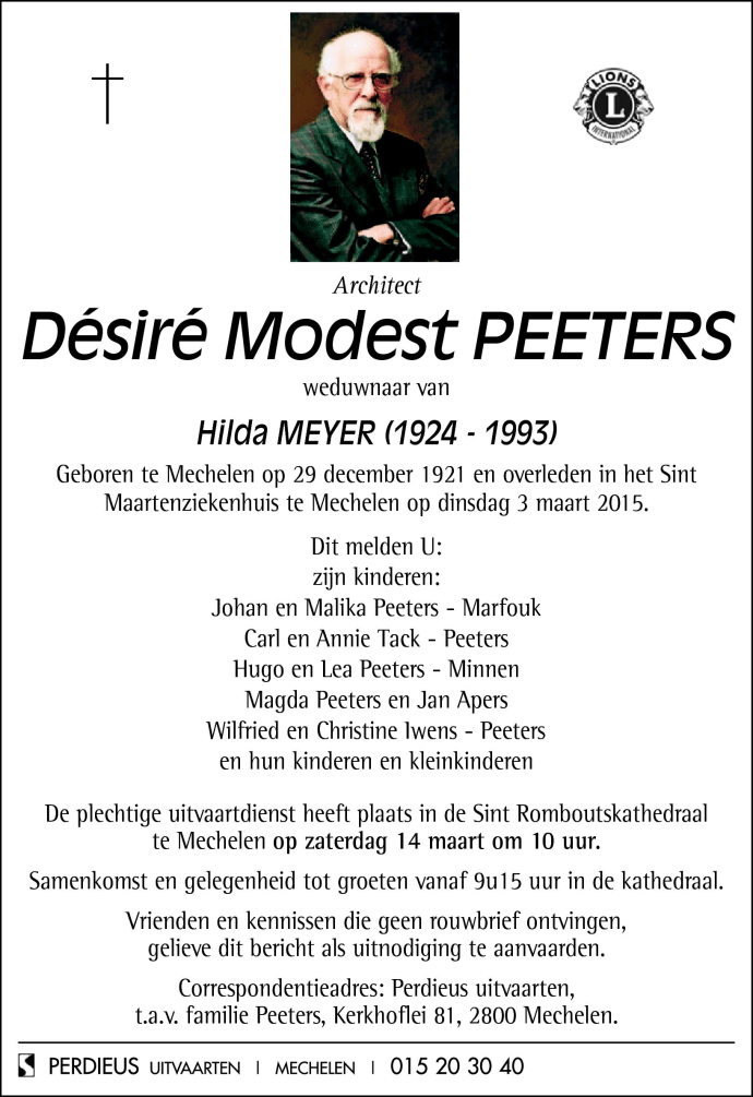 Désiré Modest Peeters