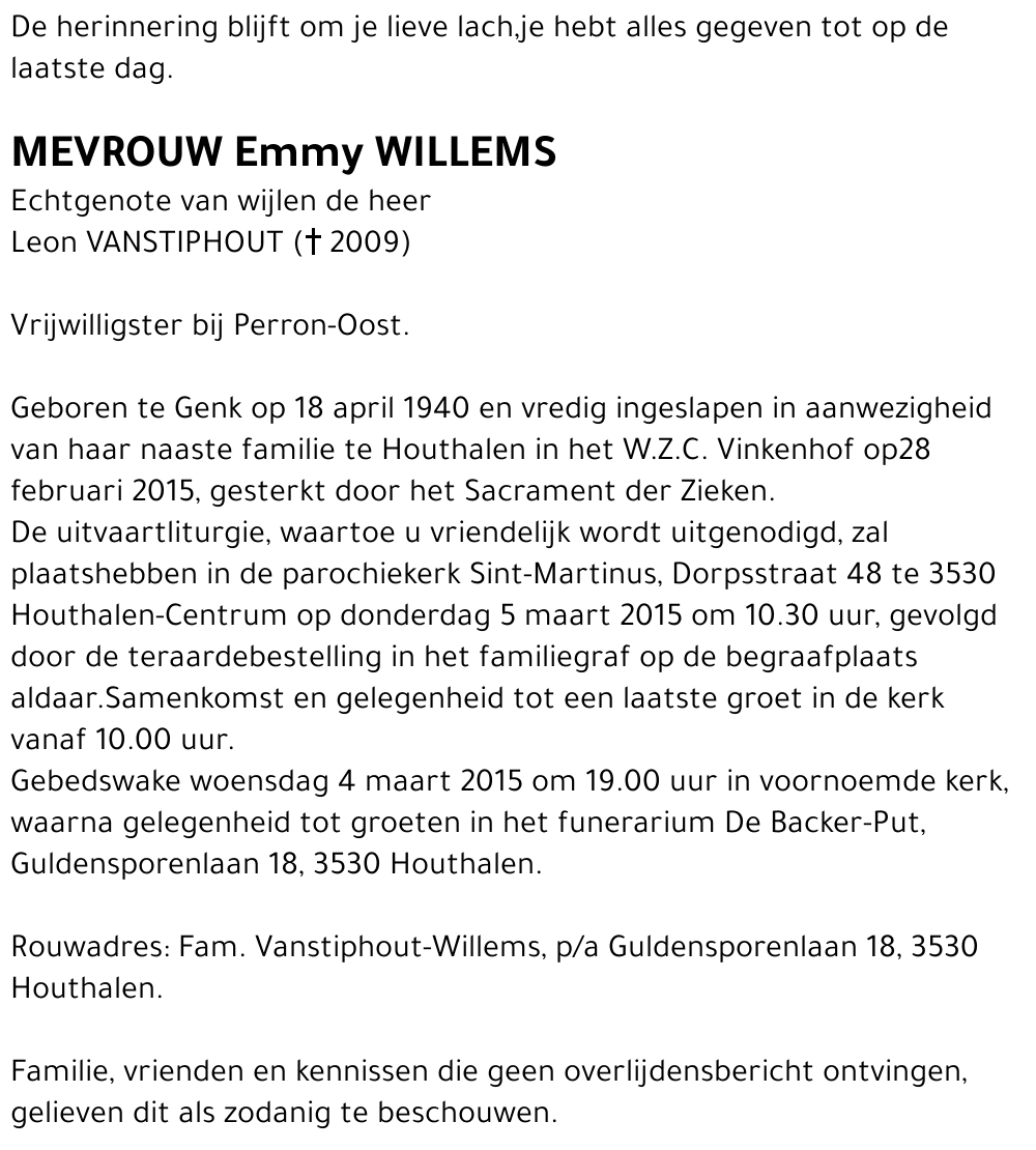 Emmy WILLEMS