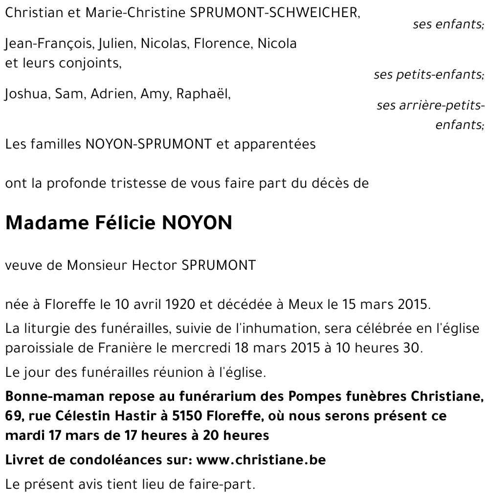 Félicie NOYON