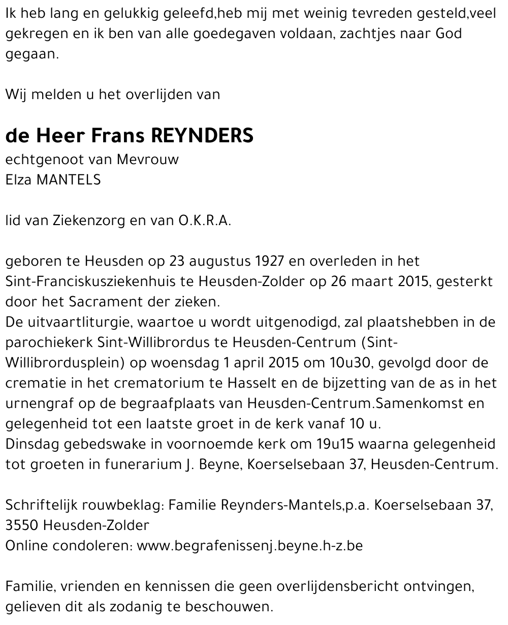 Frans Reynders